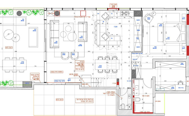 בית בעיר ימים עיצוב יטי סלסקי קומת כניסה