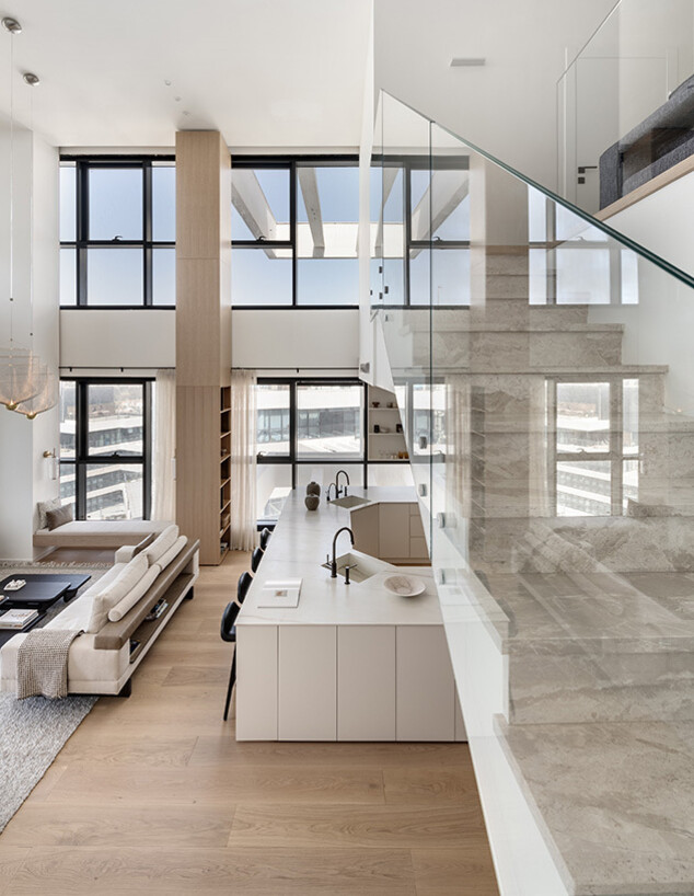 בית בעיר ימים מטבח סלון עיצוב יטי סלסקי 