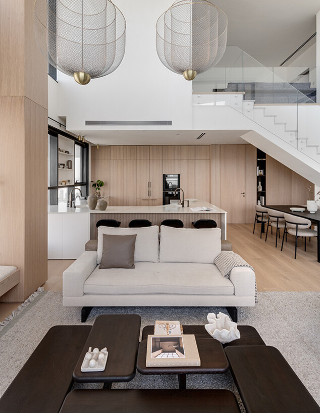 בית בעיר ימים מטבח סלון עיצוב יטי סלסקי 