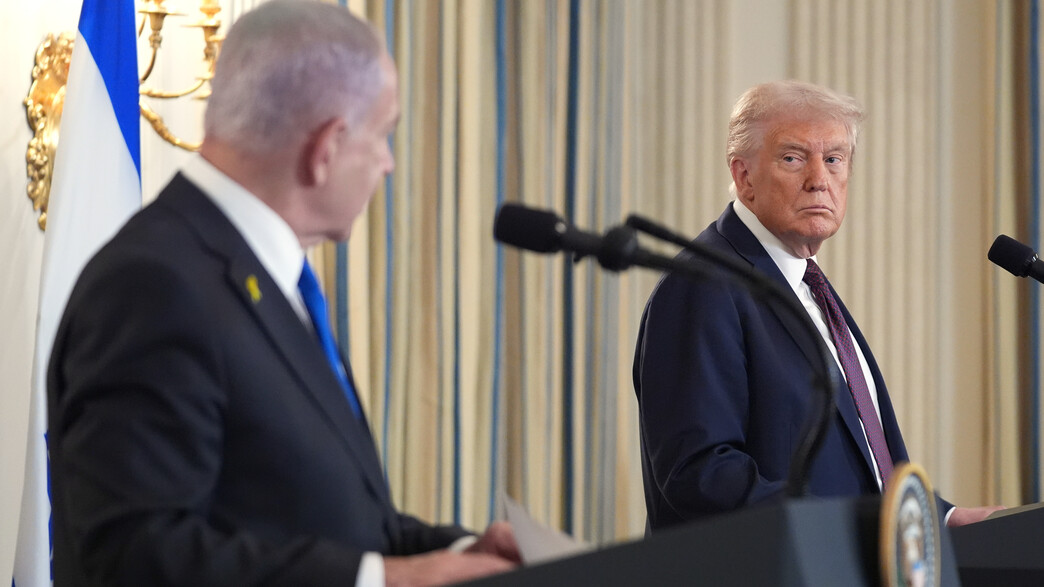 מסע"ת בנימין נתניהו ודונלד טראמפ בבית הלבן 