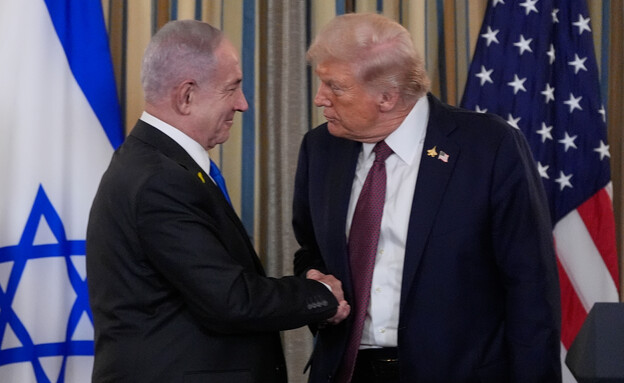 מסע"ת בנימין נתניהו ודונלד טראמפ בבית הלבן 