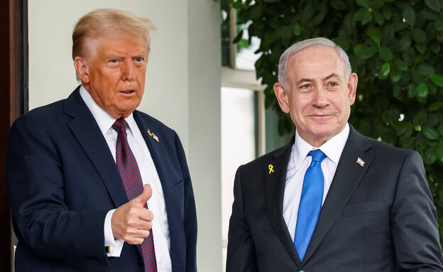 פגישת בנימין נתניהו ודונלד טראמפ בבית הלבן (צילום: reuters) פגישת בנימין נתניהו ודונלד טראמפ בבית הלבן (צילום: reuters)
