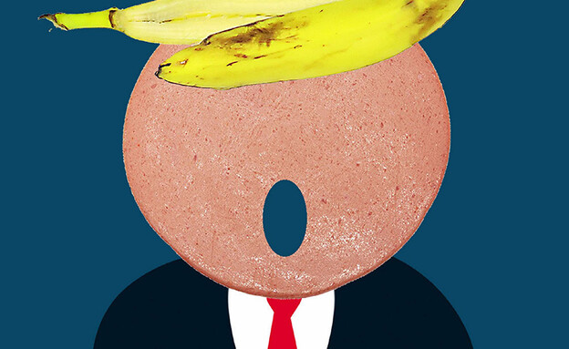 חנוך פיבן, דונלד טראמפ, 2016 (צילום: עדי גלעד)