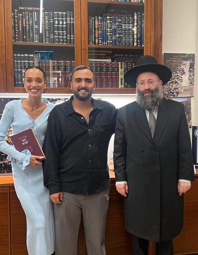 עדן פינס, אושר כהן, בסיור סליחות בכותל עדן פינס, אושר כהן, בסיור סליחות בכותל
