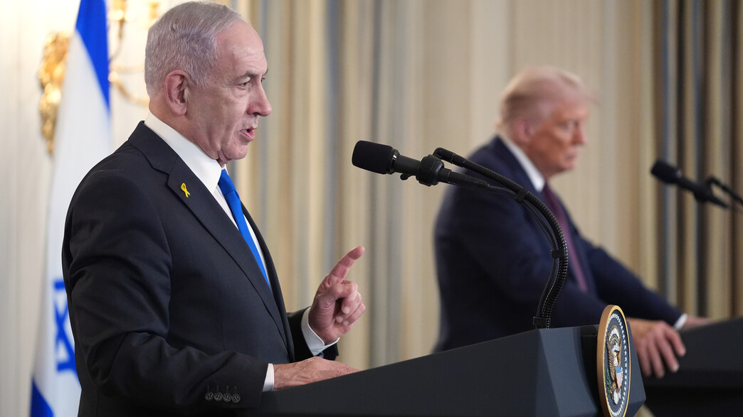 מסע"ת בנימין נתניהו ודונלד טראמפ בבית הלבן מסע"ת בנימין נתניהו ודונלד טראמפ בבית הלבן