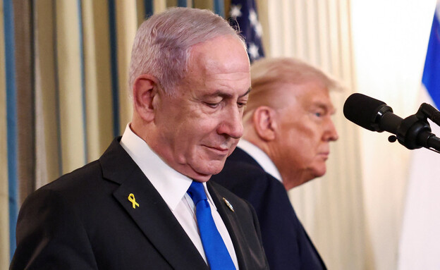 מסע"ת בנימין נתניהו ודונלד טראמפ בבית הלבן מסע"ת בנימין נתניהו ודונלד טראמפ בבית הלבן