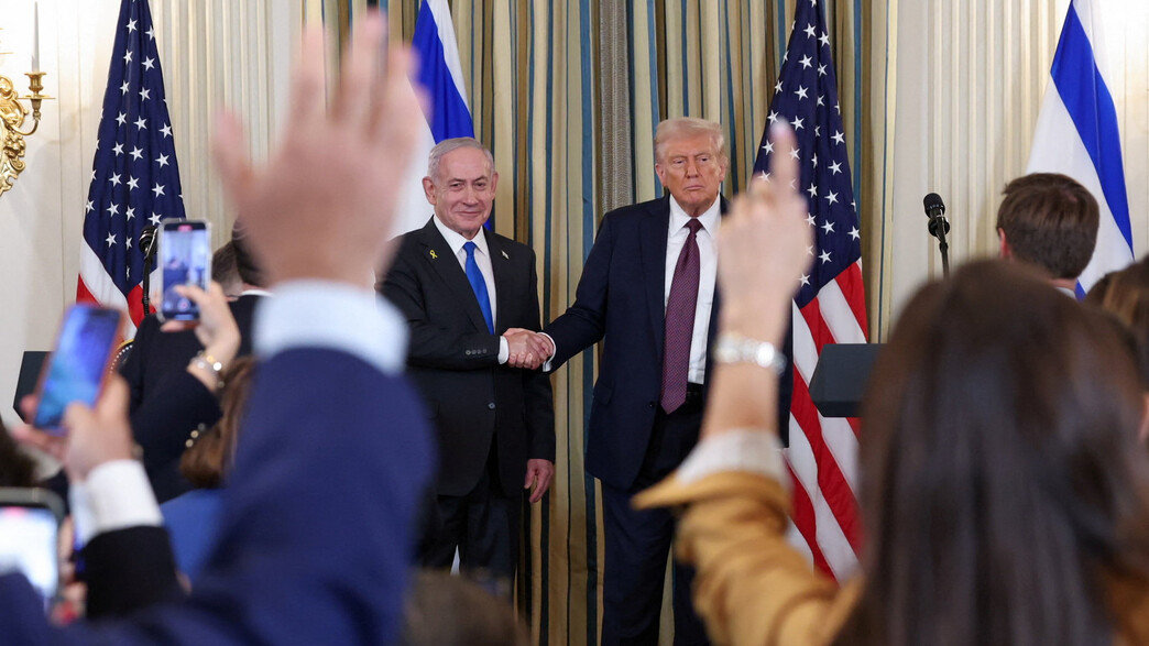 מסע"ת בנימין נתניהו ודונלד טראמפ בבית הלבן 