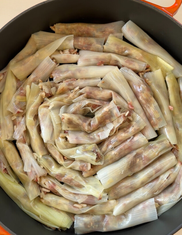 כרישה ממולאת (צילום: יעל קצב, mako אוכל)