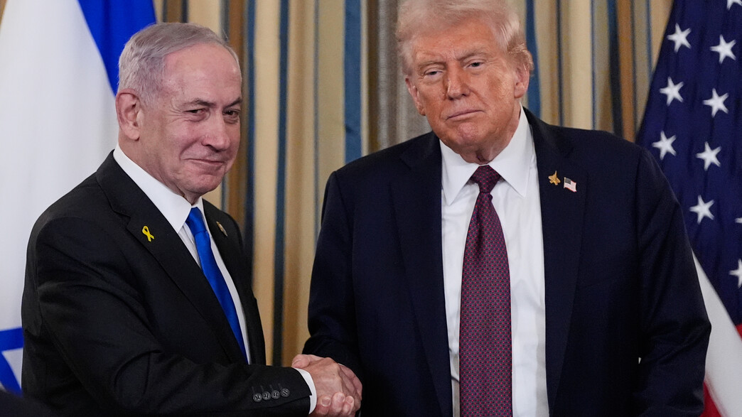 נתניהו וטראמפ במסיבת העיתונאים, ספטמבר 2025