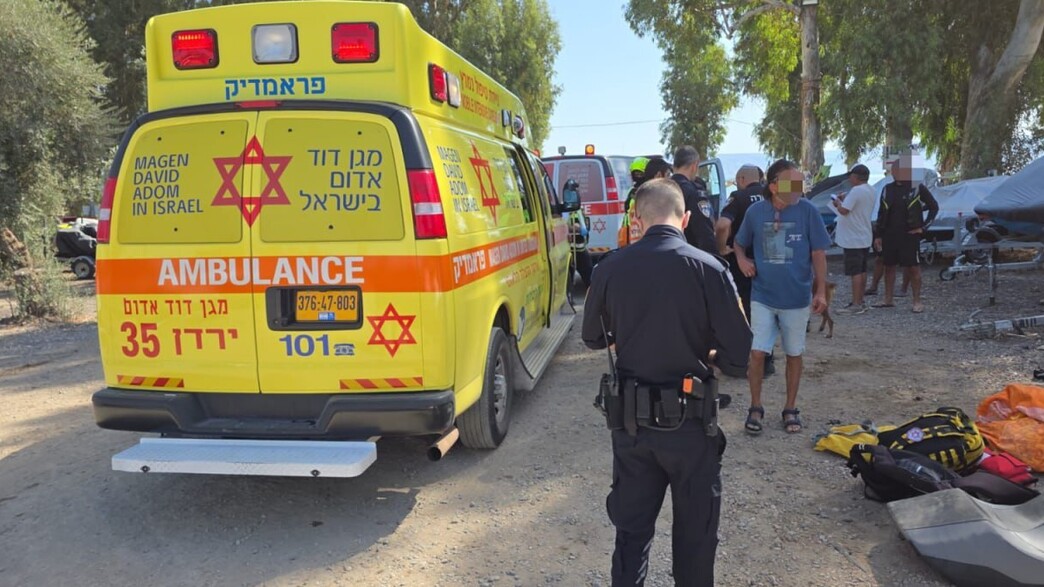 אופנוע ים התפוצץ בחוף כנרת אופנוע ים התפוצץ בחוף כנרת