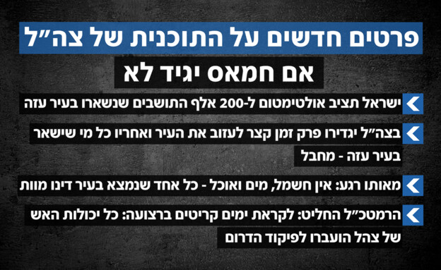 פרטים חדשים על התוכנית של צה