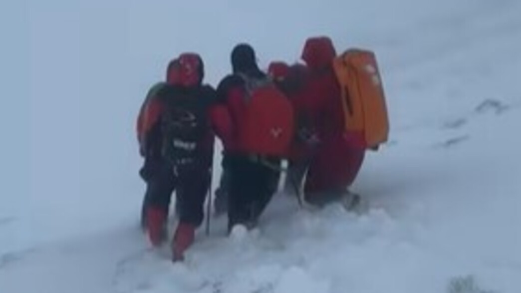 במבצע מורכב: 2 ישראלים חולצו מאזור מושלג במצב של היפותרמיה