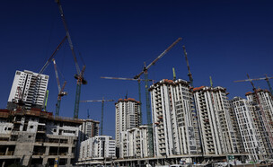 בנייה בפרויקט כוכב הצפון באשדוד, אוגוסט 2025 (צילום: צפריר אביוב, פלאש 90)