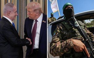 טראמפ, נתניהו, חמאס (צילום: פלאש 90)