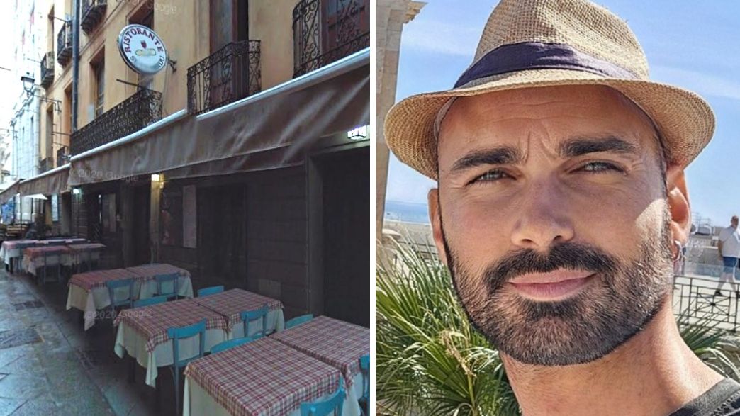 תייר ישראלי מסעדה בסרדיניה תייר ישראלי מסעדה בסרדיניה