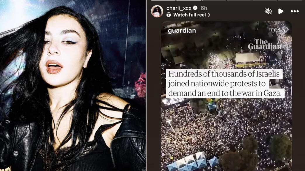 צ'רלי XCX, שיתפה את ההפגנות בישראל נגד המלחמה צ'רלי XCX, שיתפה את ההפגנות בישראל נגד המלחמה