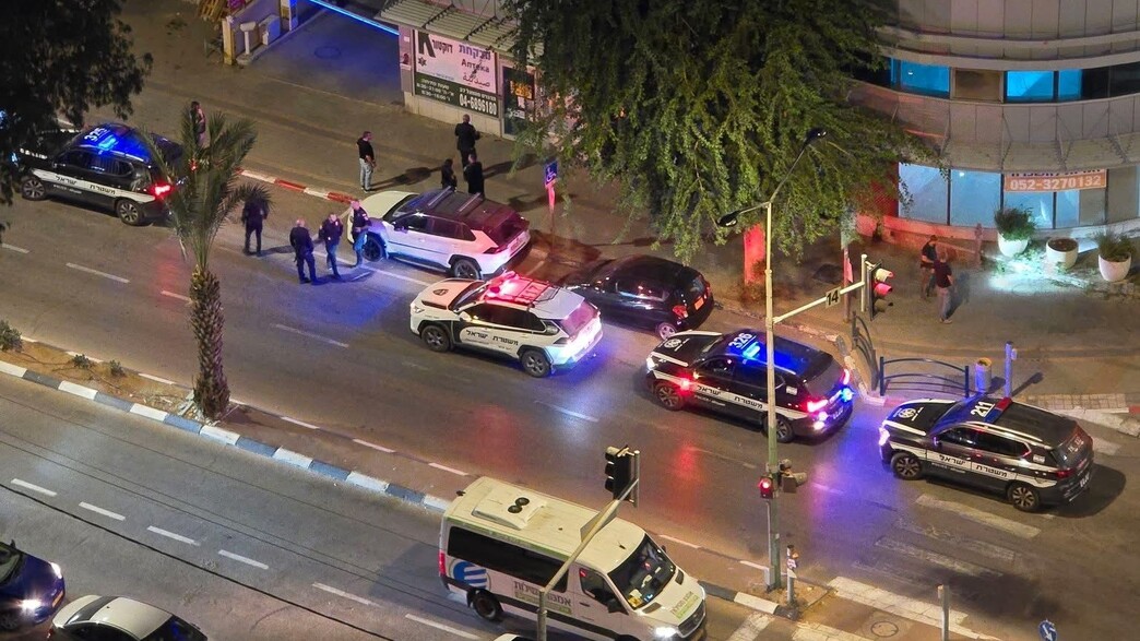 זירת זריקת הרימון בחדרה