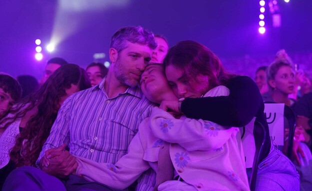 טקס הזיכרון הלאומי ל7.10 בפארק הירקון (צילום: דנה רעני)