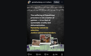 הפוסט של גרטה טונברג