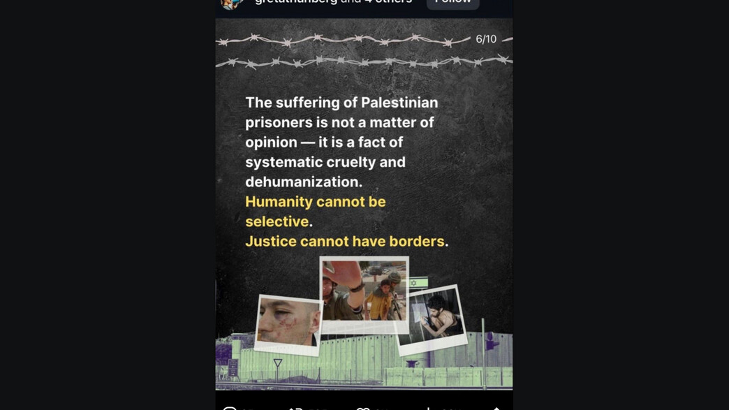 הפוסט של גרטה טונברג