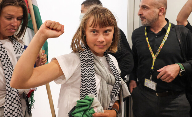 גרטה תונברג לאחר מעצרה בישראל