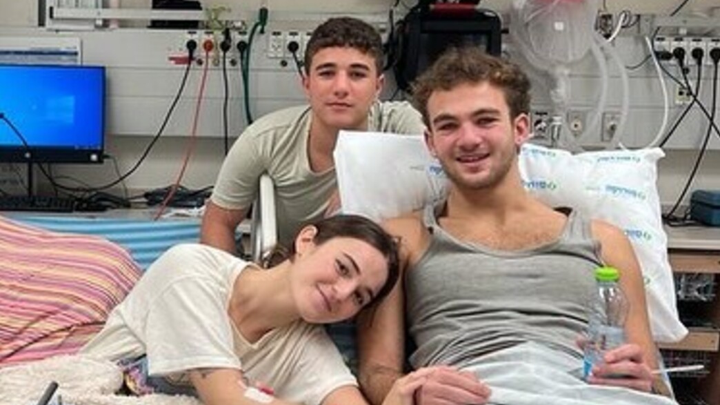 מיה ואיתי רגב לאחר השחרור מעזה מיה ואיתי רגב לאחר השחרור מעזה