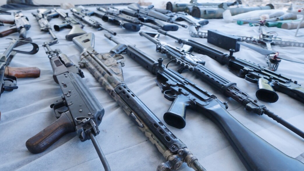 אמל"ח איראני שנתפס ע"י שב"כ וצה"ל