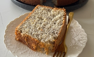 עוגת תפוזים, פרג וקוקוס (צילום: חנושה (בת חן שמעיה), mako אוכל)