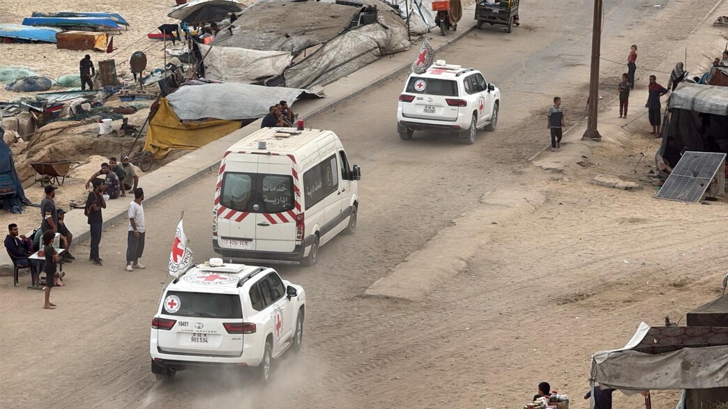 רכבי הצלב האדום בעזה