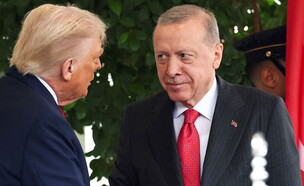 נשיא טורקיה ארדואן ונשיא ארה"ב דונלד טראמפ (צילום: רויטרס)