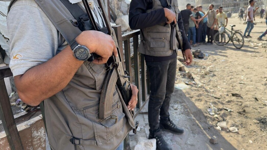 כוחות חמאס נפרשים בעיר עזה