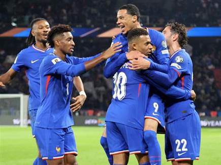 שער מספר 53 בנבחרת. אמבפה (GETTY) (צילום: ספורט 5)