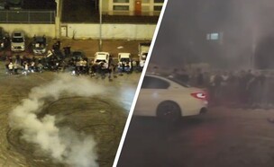 מרוצי מכוניות (צילום: דוברות המשטרה)