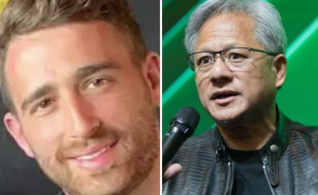 ג'נסן הואנג, מנכ"ל ונשיא אנבידיה, ואבינתן אור (צילום: jamesonwu1972, shutterstock)