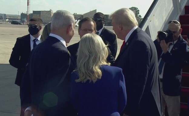 הנשיא טראמפ נחת בישראל