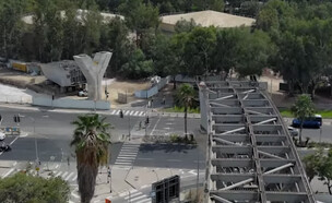 גשר גני יהושע (צילום: נת"ע)
