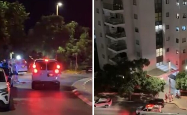 רימון רסס נזרק לעבר הבניין בהרצליה שבו מתגורר איש העסקים שנשדד