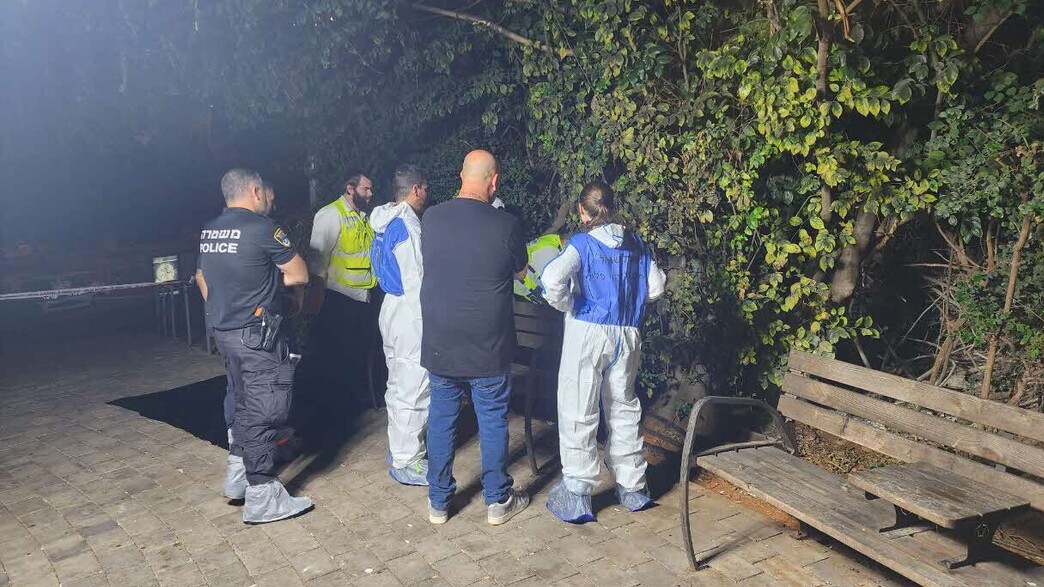 זירת הרצח בתל אביב