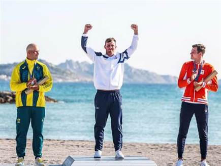 אלוף אולימפי כחול לבן (Johnny Fidelin/Icon Sport via Getty Images) (צילום: ספורט 5)