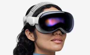 אפל וויז'ון פרו עם שבב M5 (צילום: apple)