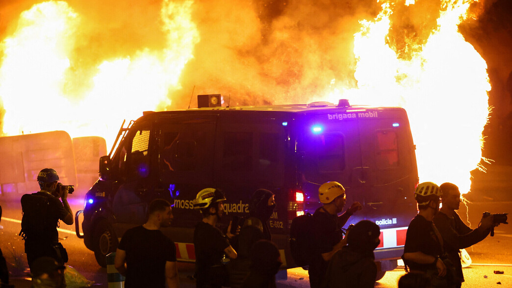 הפגנות פרו-פלסטיניות בברצלונה