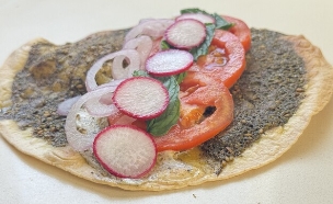 טורטייה דרוזית (צילום: יעל קצב)