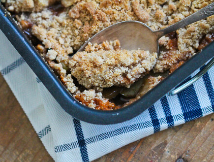 קראמבל תפוח בדבש (צילום: עידית נרקיס כ