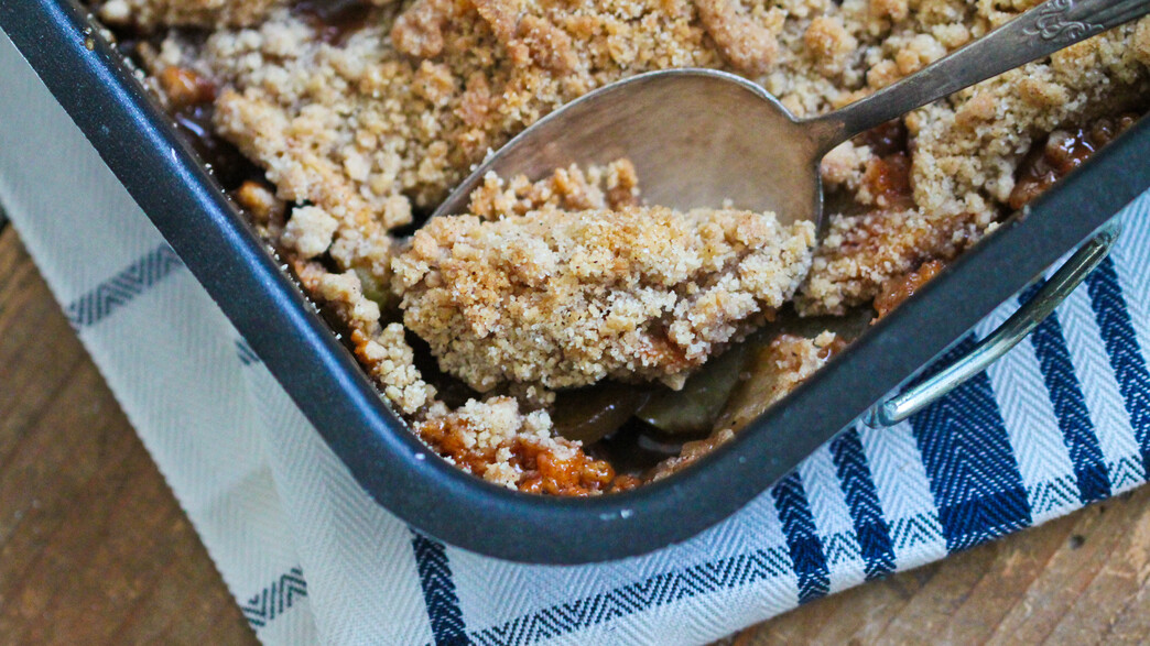 קראמבל תפוח בדבש