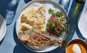 לברק באטר מסאללה של הלנה בנמל. מנה שהיא תענוג (צילום: דן פרץ)