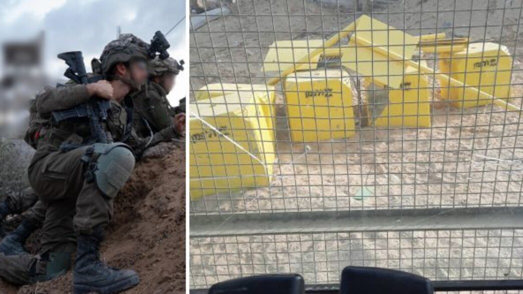 סימון הקו בעזה