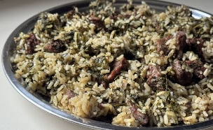 בחש בוכרי אמיתי.  (צילום: יעל קצב)