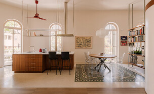 בית בבקעה חלל ציבורי סטודיו Madeux  (צילום: mood authors)