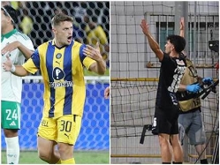 (ברני ארדוב, אלן שיבר) (צילום: ספורט 5)