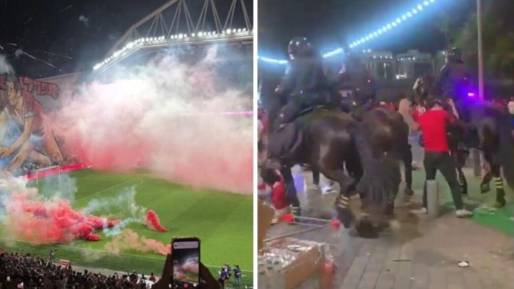 אלימות משטרתית לאחר ביטול הדרבי התל אביבי אלימות משטרתית לאחר ביטול הדרבי התל אביבי